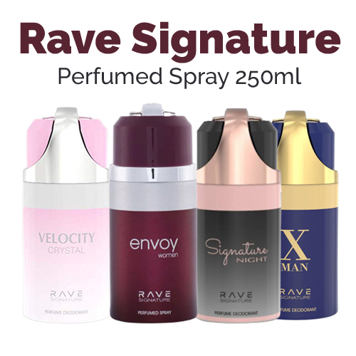 Rave Signature Perfumed Spray 250ml