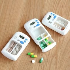 Travel Pill Case Organizer With Alarm