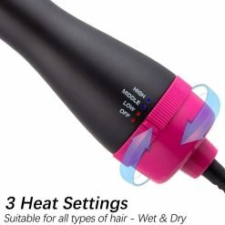 Hair Dryer Brush 3-in-1 Hot Air Straightener Curler Function Hair Styler Hair Dryer Brush 3-in-1 Hot Air Straightener Curler Function Hair Styler
