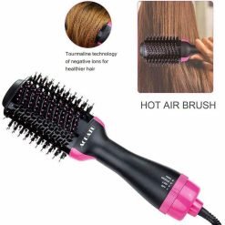 Hair Dryer Brush 3-in-1 Hot Air Straightener Curler Function Hair Styler Hair Dryer Brush 3-in-1 Hot Air Straightener Curler Function Hair Styler