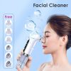 Electric Bubble Blackhead Remover Small Vacuum Suction Acne Extractor Pores Deeply Cleaning USB Rechargeable Water Cycle Pore Acne Pimple Removal Facial Cleaning Tool with 6 Tips