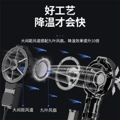 FL06 Universal Mobile Phone USB Game Cooler System Cooling Fan Gamepad Holder Stand Radiator Phone Back Clip Small Fan