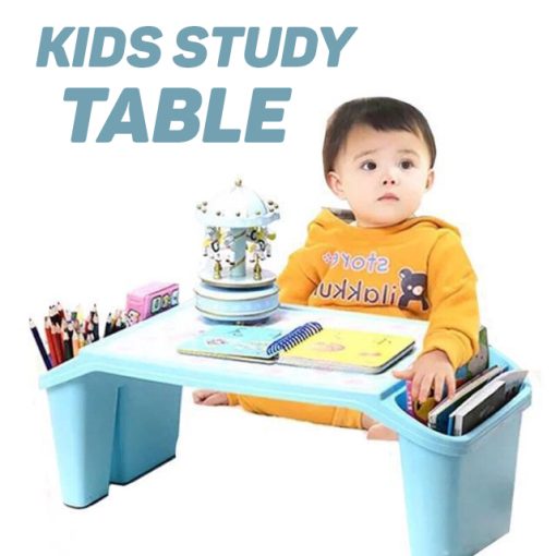 Children Study Table With Storage Box Multicolor