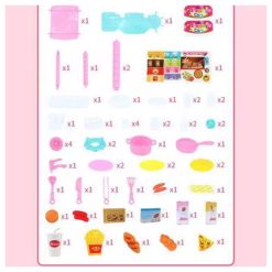 Hello kitty Mini Kitchen Set And Shopping Cart for kids