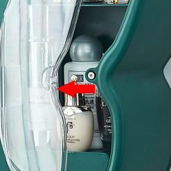 Wall Mounted Cosmetic Storage Box Makeup Organizer Bathroom Rack Waterproof Creative Butterfly Shape