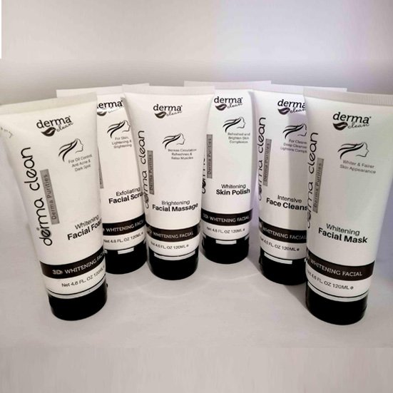 DERMA Clean Professional Whitening Facial Kit 6 in 1