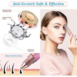 Hair Removal for Women Mini Lipstick Shaver for Shaving and Eyebrow Trimming Exquisite