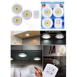 Led light with remote control set of 3, For home & office