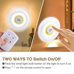 Led light with remote control set of 3, For home & office
