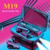 M19 Earbuds TWS Earphone Touch Control Wireless Bluetooth 5.1 with Digital Display M19 Earbuds TWS Earphone Touch Control Wireless Bluetooth 5.1 with Digital Display