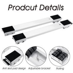 Heavy Appliances Wheels Mobility Roller Trolley Arms Pair Washing Machine Or Fridge Stand