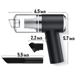 Handheld Vacuum Cleaner With USB & Wireless For office, home or Car