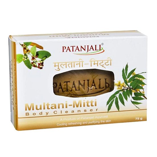 Patanjali Multani Mitti Body Cleanser Soap 75g Patanjali Multani Mitti Body Cleanser Soap 75g
