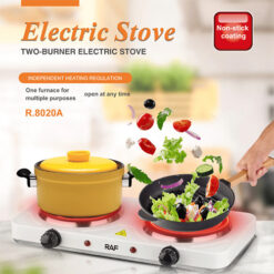 Raf Electric Stove 2000W for Cooking Double Sided