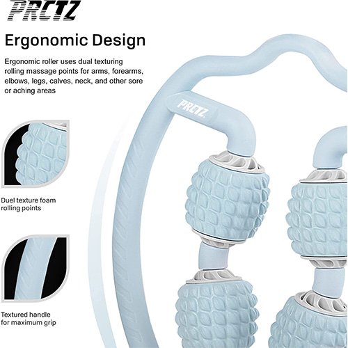 4-Point Handheld Muscle Massager - Massage Foam Roller - Pressure Point Therapy Massager 4-Point Handheld Muscle Massager - Massage Foam Roller - Pressure Point Therapy Massager - Image 2