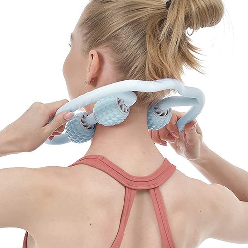 4-Point Handheld Muscle Massager - Massage Foam Roller - Pressure Point Therapy Massager 4-Point Handheld Muscle Massager - Massage Foam Roller - Pressure Point Therapy Massager - Image 4