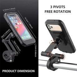 Waterproof Motorbike Bicycle Weather Resistant Bike Mount Holder