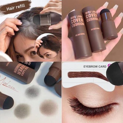 Miss Lara Cushion Cover Shadow Stick Powder For Eyebrown and Hair