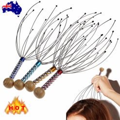 Octopus Metal Head Scalp Massage or Stress Release Tip Head Neck Scalp Massager