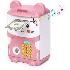 Piggy Bank Automatic Password Finger Print Piggy Bank Saving Box Music Educational Toy