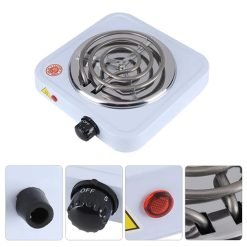 Portable Electric Stove Single Burner 1000W Hot Plate Compact and Portable, Adjustable Temperature Mini Electric Iron Burner Hot Plate (White) Portable Electric Stove Single Burner 1000W Hot Plate Compact and Portable, Adjustable Temperature Mini Electric Iron Burner Hot Plate (White)