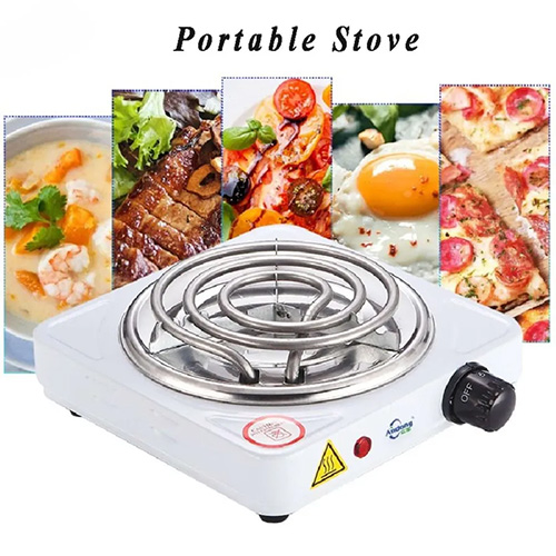 Portable Single Burner Electric Stove for Winters - Adjustable