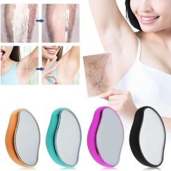 Reusable Crystal Hair Eraser for Men & Women Legs or Magic Painless Hair Remover