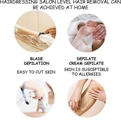 Reusable Crystal Hair Eraser for Men & Women Legs or Magic Painless Hair Remover