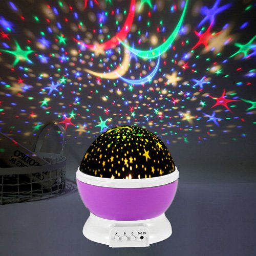 Romantic Sky Star Master Night Light Projector Children Kids Baby Sleep Lighting USB Lamp Led Projection