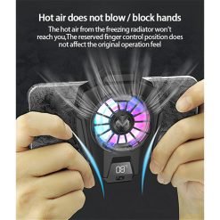 DL05 Mobile Phone Cooler Cooling Fan Radiator For Smartphones With Digital Meter
