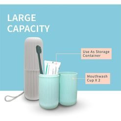 Travel Toothbrush Holder 7.7 inch for Traveling Camping Business Trip Travel Toothbrush Holder 7.7 inch for Traveling Camping Business Trip