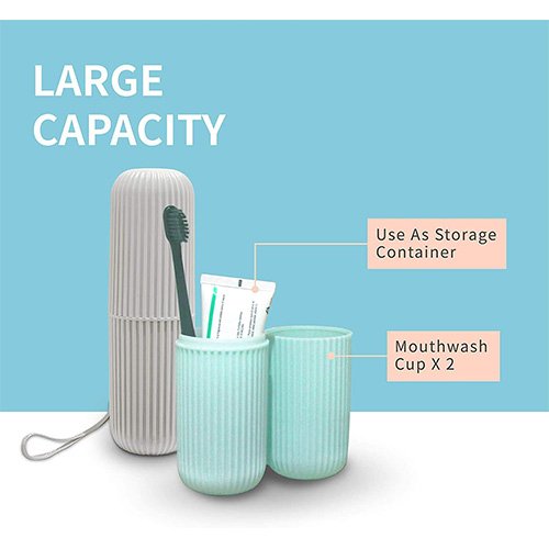 Travel Toothbrush Holder 7.7 inch for Traveling Camping Business Trip Travel Toothbrush Holder 7.7 inch for Traveling Camping Business Trip - Image 7