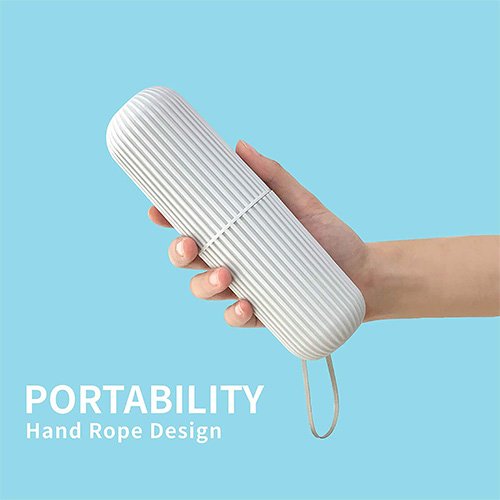 Travel Toothbrush Holder 7.7 inch for Traveling Camping Business Trip Travel Toothbrush Holder 7.7 inch for Traveling Camping Business Trip - Image 4