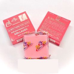 K Brothers USA Pink Soap for Whitening Plus Collagen