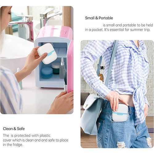 2in1 W+V Shaped Face Roller Cool Ice Body Massager 2in1 W+V Shaped Face Roller Cool Ice Body Massager - Image 2