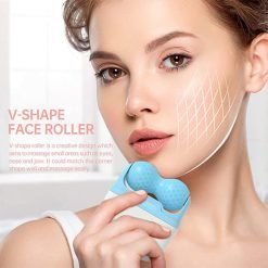2in1 W+V Shaped Face Roller Cool Ice Body Massager 2in1 W+V Shaped Face Roller Cool Ice Body Massager