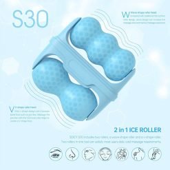 2in1 W+V Shaped Face Roller Cool Ice Body Massager 2in1 W+V Shaped Face Roller Cool Ice Body Massager
