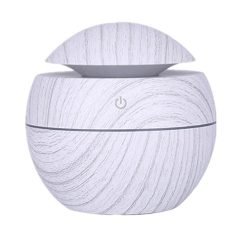 Air Humidifiers 7 Color LED Wooden Bowl Shape
