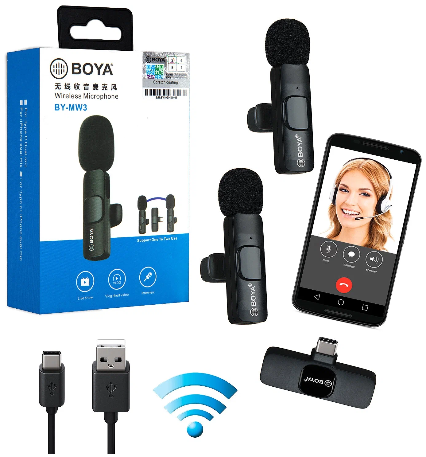 BOYA BY-MW3 Wireless Microphone
