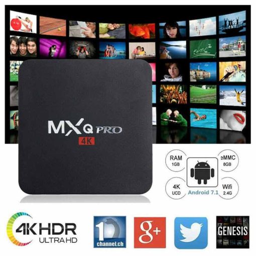 MXQ PRO 4K TV BOX Android 10.0 4K HDR Ultra-HD Video 2.4G 5G WiFi 4gb+64gb