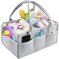 Multipurpose baby Diaper Caddy Organizer Grey Color