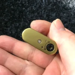 Bronze Dragon Swing Arm Butane Gas Creative Jet Flame Lighter Golden