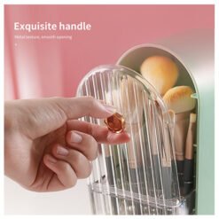 Creative Multi-grid Dressing Table Lipstick Jewellery and Brush Storage Box