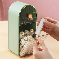 Creative Multi-grid Dressing Table Lipstick Jewellery and Brush Storage Box