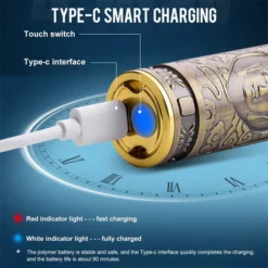 Mini Portable T8 Trimmer Metal Body Rechargable