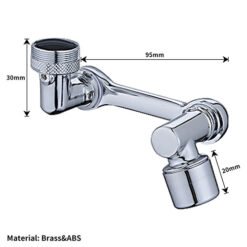 Rotating Faucet Splash Filter Faucet 1080 Rotating Water Outlet Kitchen Tap