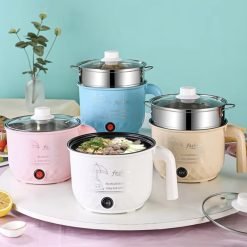ELECTRIC COOKING POT MULTI-FUNCTIONAL HOME KITCHEN NOODLES HOT POT STEAMER