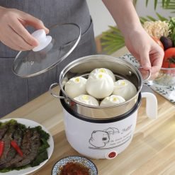 Alternative view of ELECTRIC COOKING POT MULTI-FUNCTIONAL HOME KITCHEN NOODLES HOT POT STEAMER