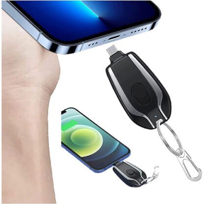 Keychain Android Electronic Component Keychain Power Bank 1500 Mah For Android Type C Connection
