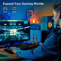 Music Atmosphere Rhythm Light Or RGB Colourful Voice Activated Pickup Rhythm Light with Rechargable battery & App Control